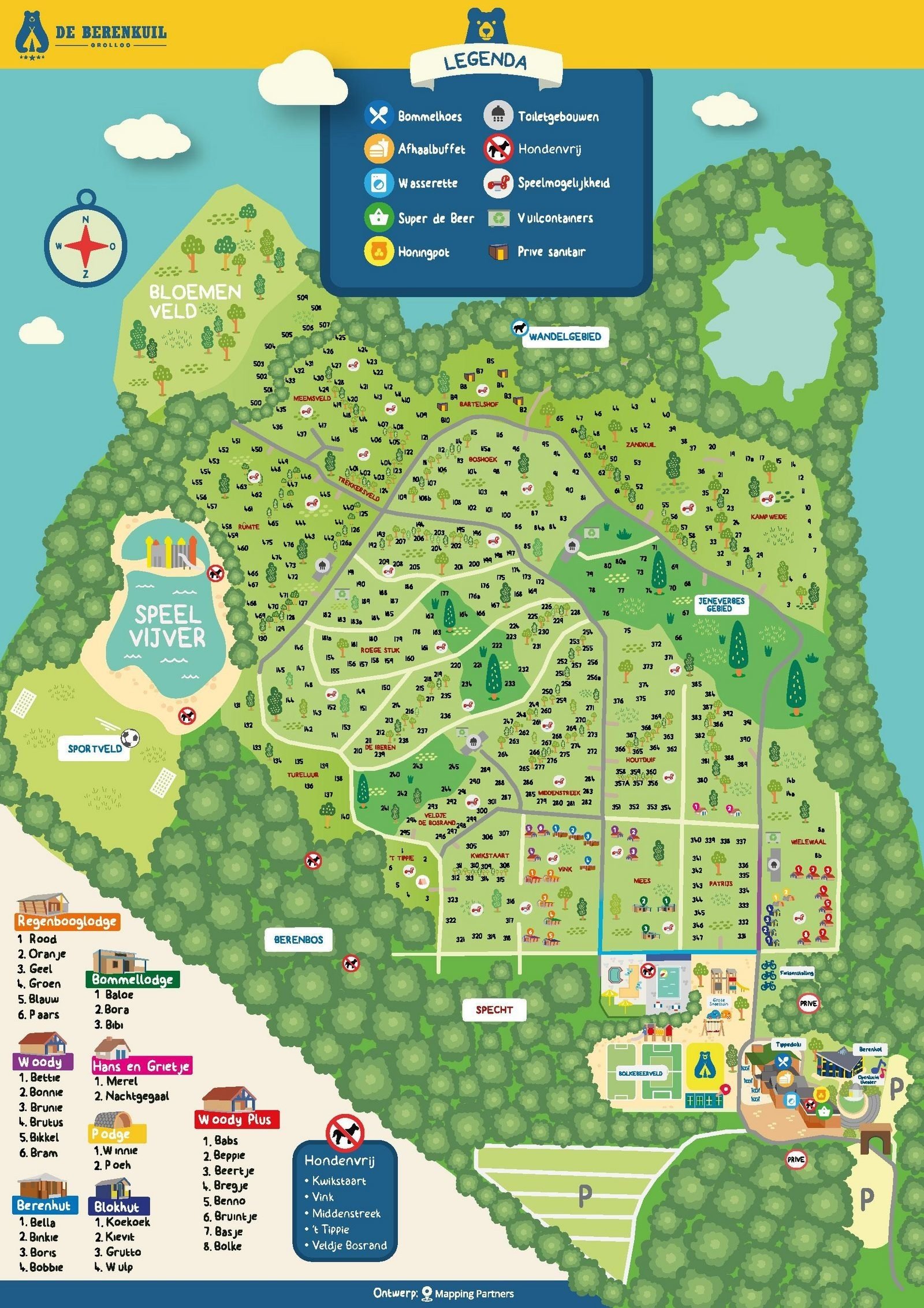 Plattegrond de Berenkuil